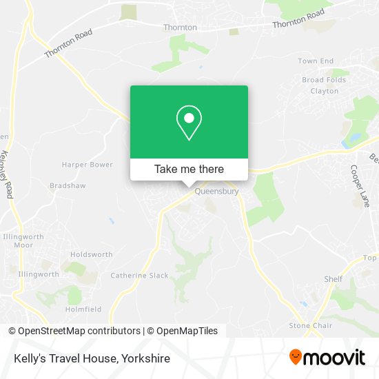 Kelly's Travel House map