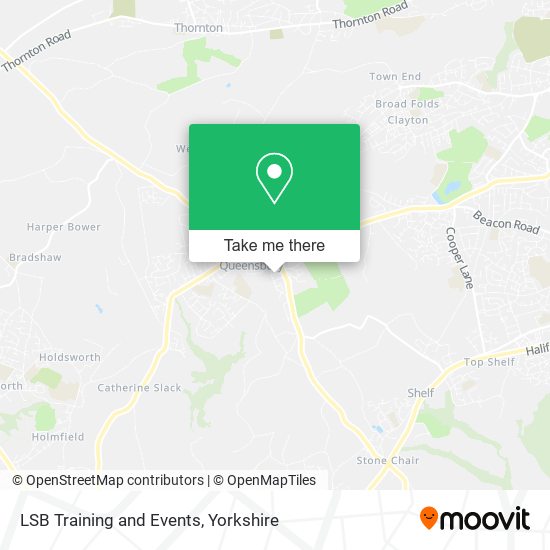 LSB Training and Events map