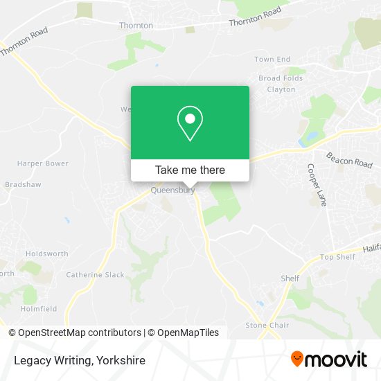 Legacy Writing map