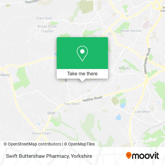 Swift Buttershaw Pharmacy map