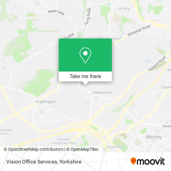 Vision Office Services map