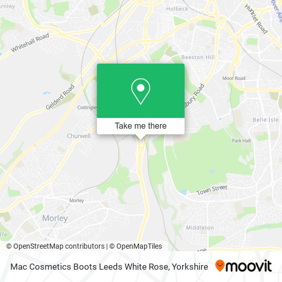 Mac Cosmetics Boots Leeds White Rose map