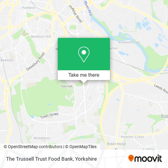 The Trussell Trust Food Bank map