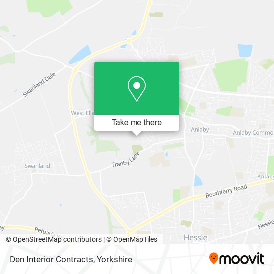 Den Interior Contracts map