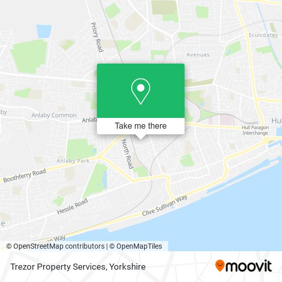 Trezor Property Services map