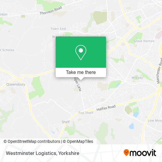 Westminster Logistics map