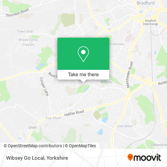 Wibsey Go Local map
