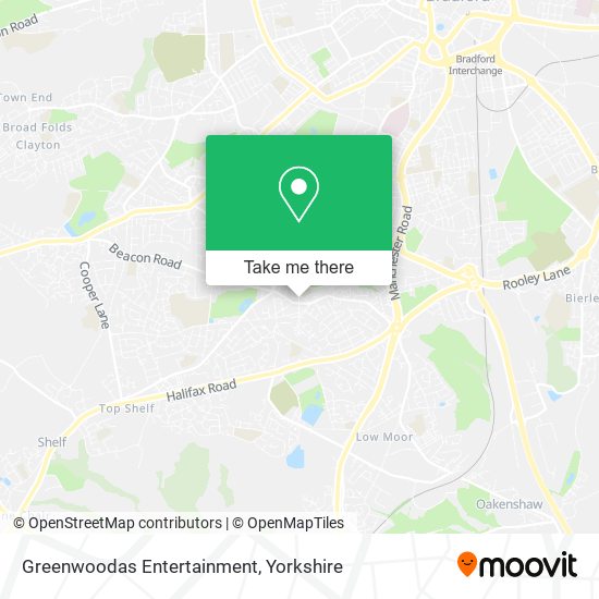 Greenwoodas Entertainment map