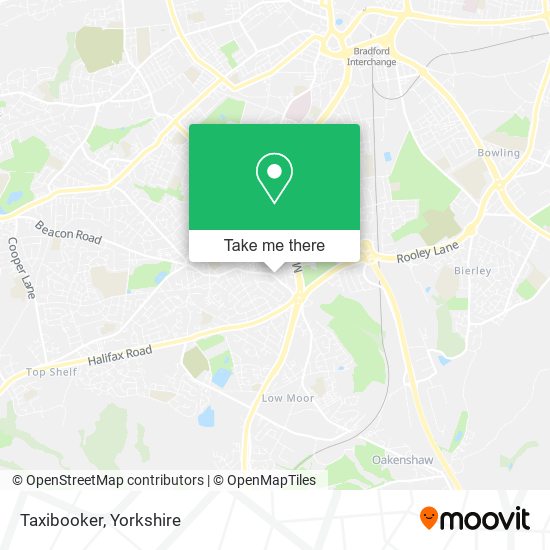 Taxibooker map