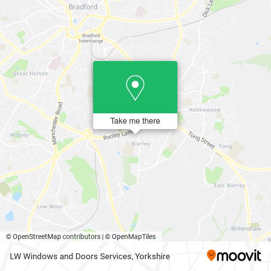 LW Windows and Doors Services map