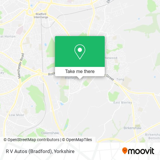 R V Autos (Bradford) map