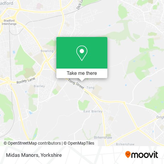 Midas Manors map