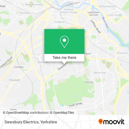 Dewsbury Electrics map