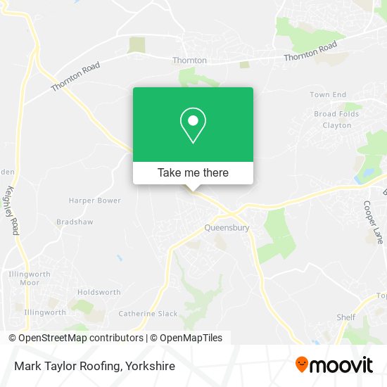 Mark Taylor Roofing map