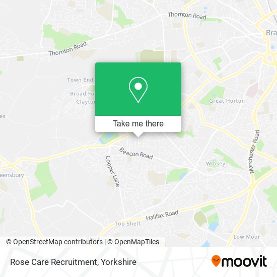 Rose Care Recruitment map