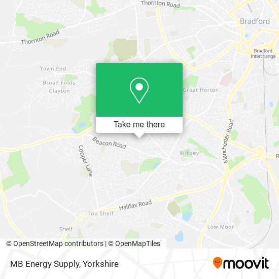 MB Energy Supply map