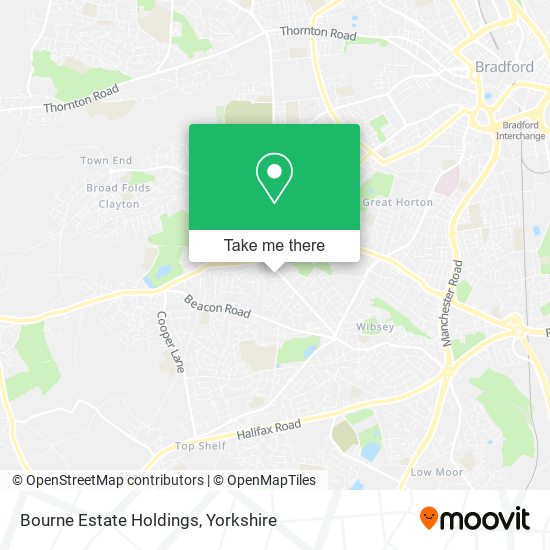 Bourne Estate Holdings map