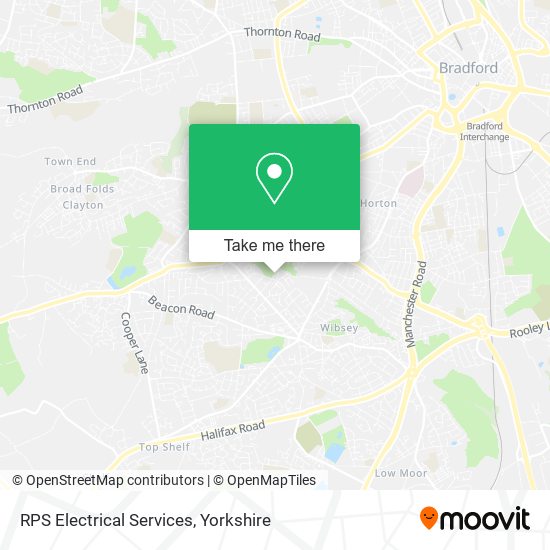 RPS Electrical Services map