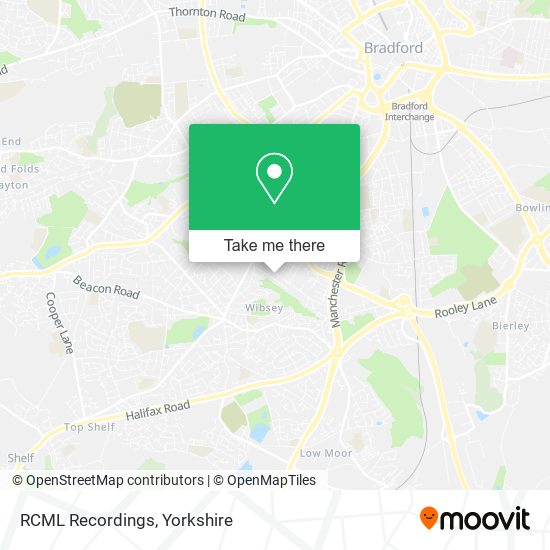 RCML Recordings map
