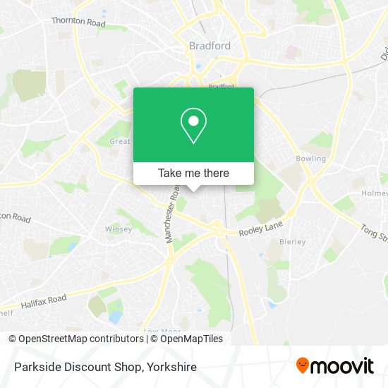 Parkside Discount Shop map