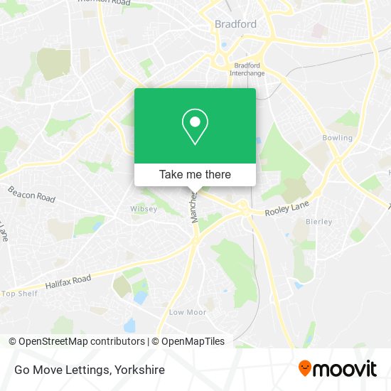 Go Move Lettings map