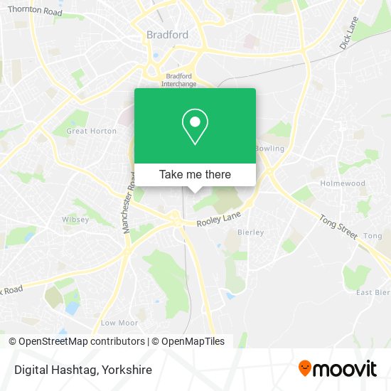 Digital Hashtag map