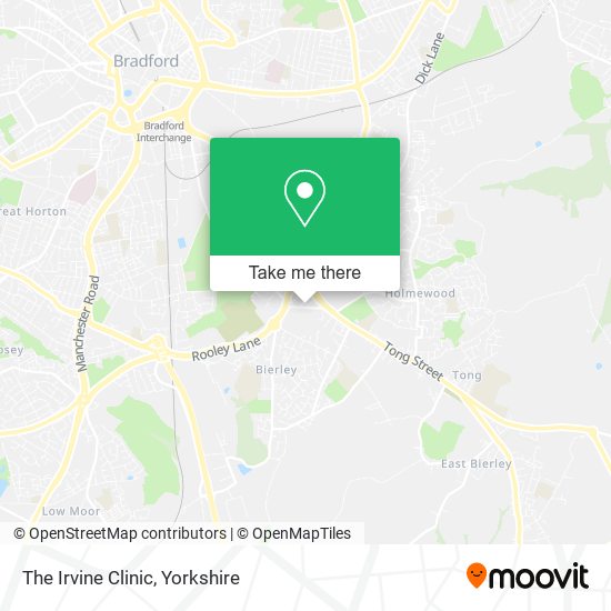 The Irvine Clinic map