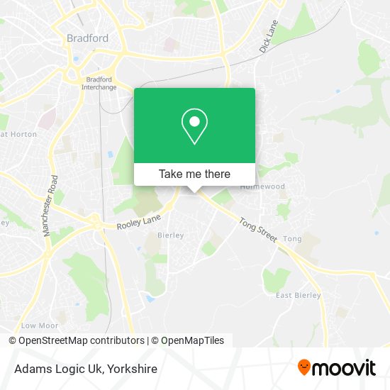 Adams Logic Uk map