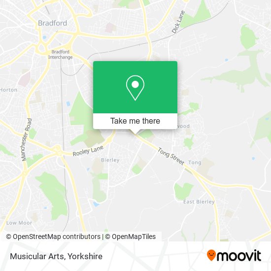 Musicular Arts map