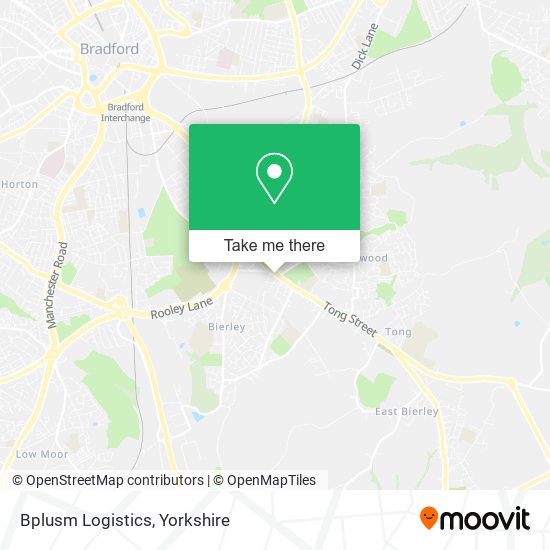 Bplusm Logistics map