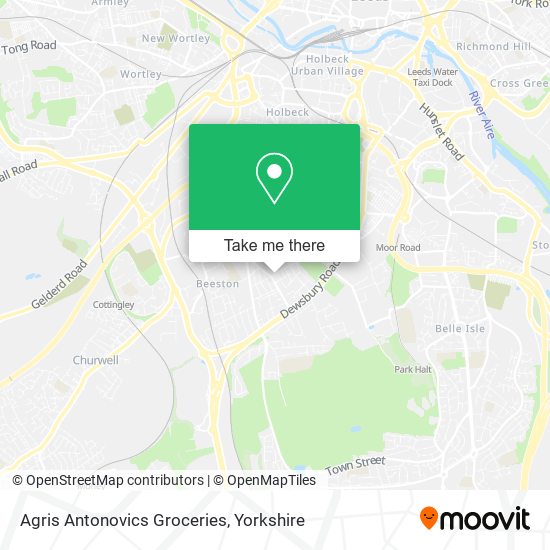 Agris Antonovics Groceries map