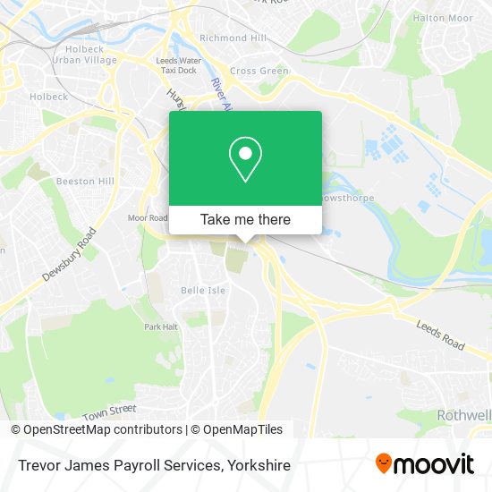 Trevor James Payroll Services map