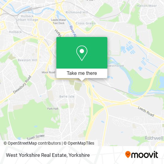 West Yorkshire Real Estate map