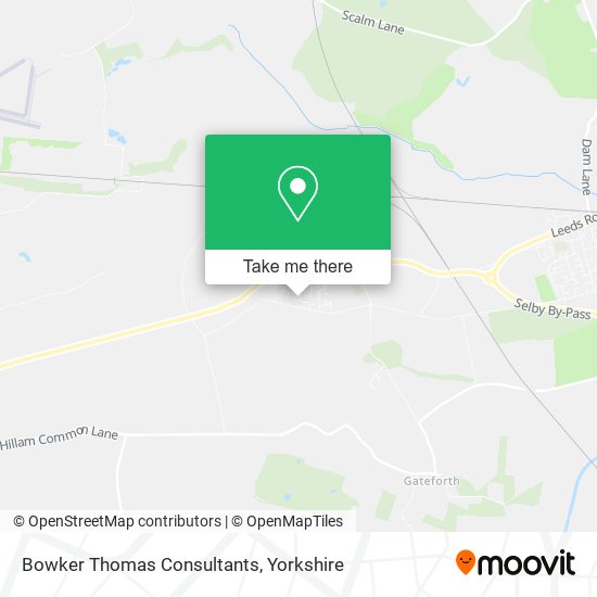 Bowker Thomas Consultants map