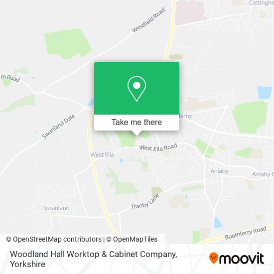 Woodland Hall Worktop & Cabinet Company map