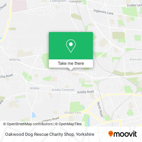 Oakwood Dog Rescue Charity Shop map