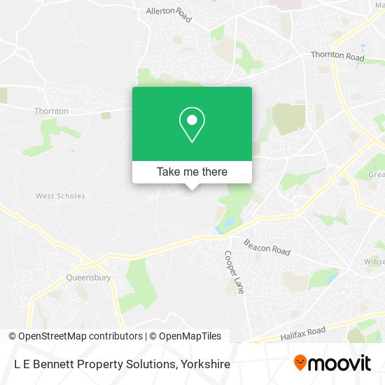 L E Bennett Property Solutions map