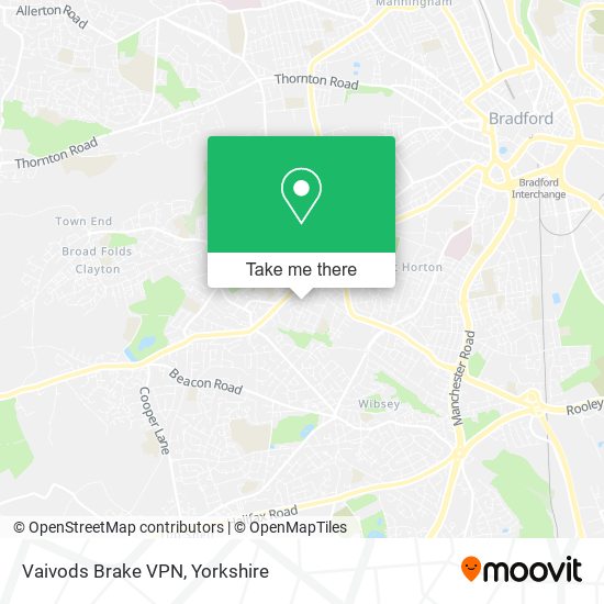 Vaivods Brake VPN map