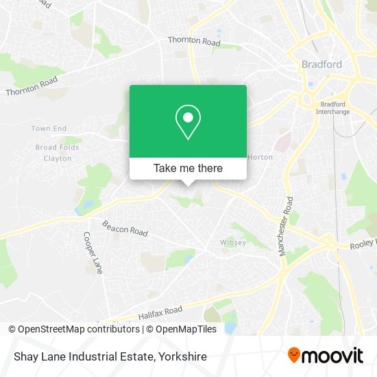 Shay Lane Industrial Estate map