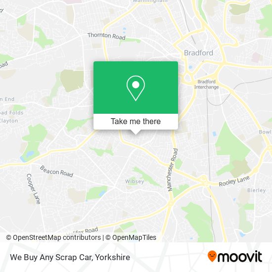 We Buy Any Scrap Car map