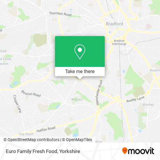 Euro Family Fresh Food map