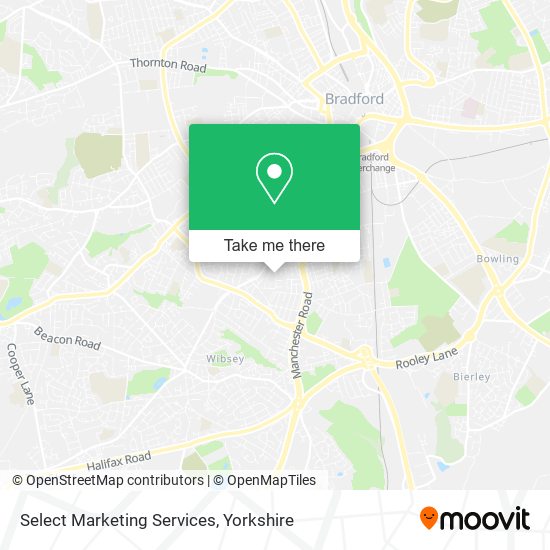 Select Marketing Services map