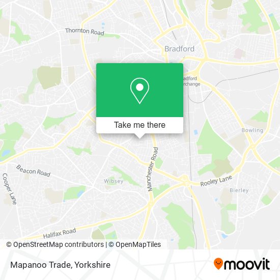 Mapanoo Trade map