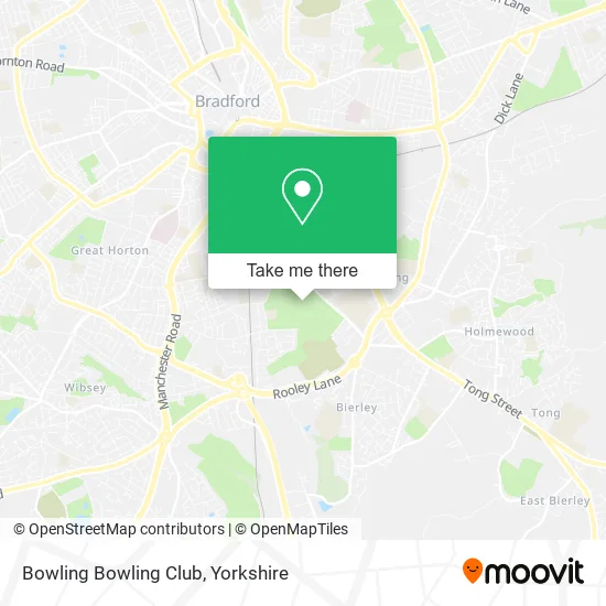 Bowling Bowling Club map