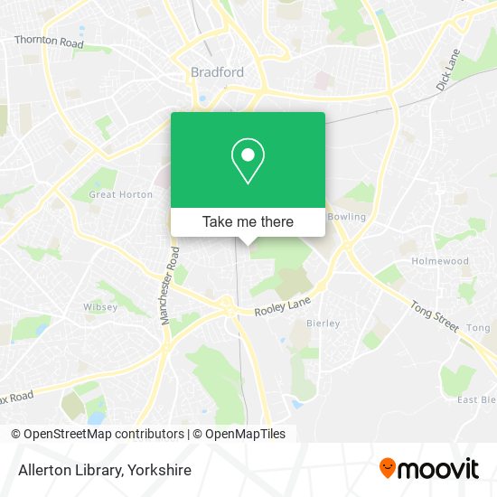 Allerton Library map