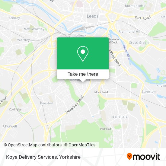 Koya Delivery Services map