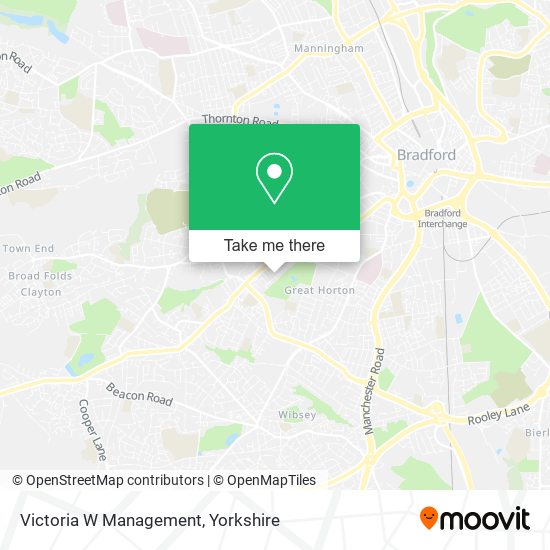 Victoria W Management map