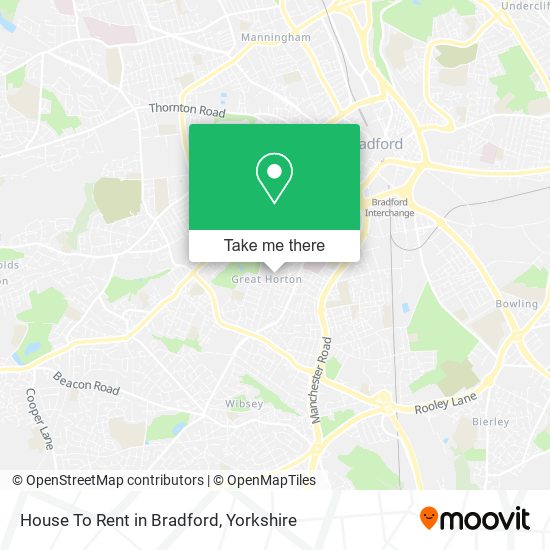 House To Rent in Bradford map