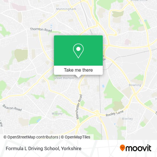 Formula L Driving School map