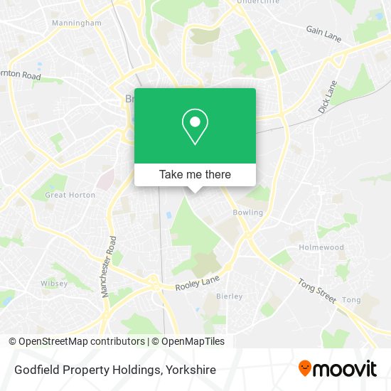 Godfield Property Holdings map